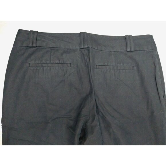 Banana Republic Pants Womens 8 Black Martin Fit Chino Trouser Boot Flare Stretch - Picture 10 of 10